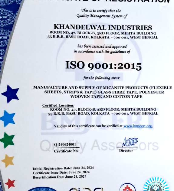 ISO 9001:2015 Certificate ISO 9001:2015 Certificate